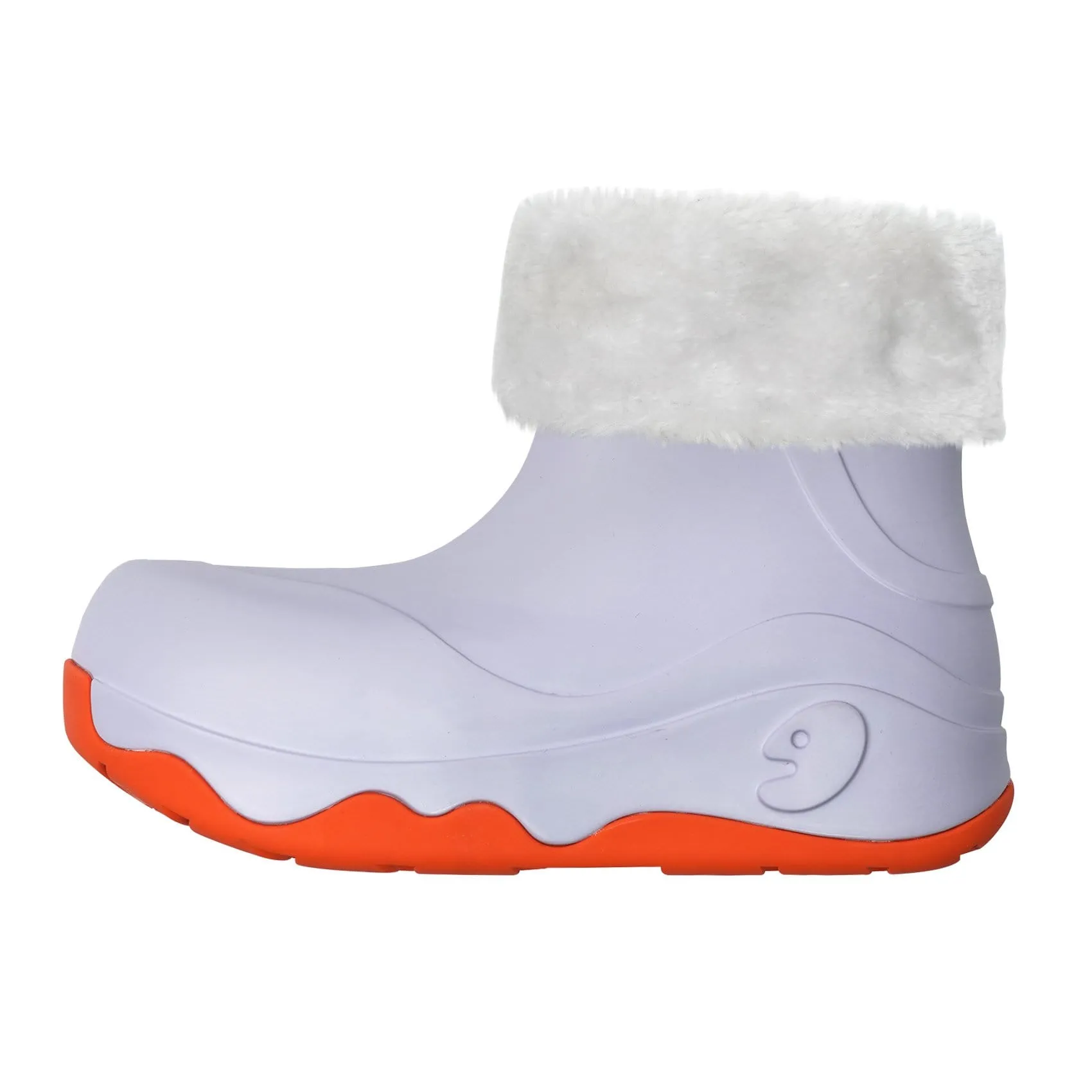 Lilac Navarra Boots with Napped Linings Women Metallic Accent