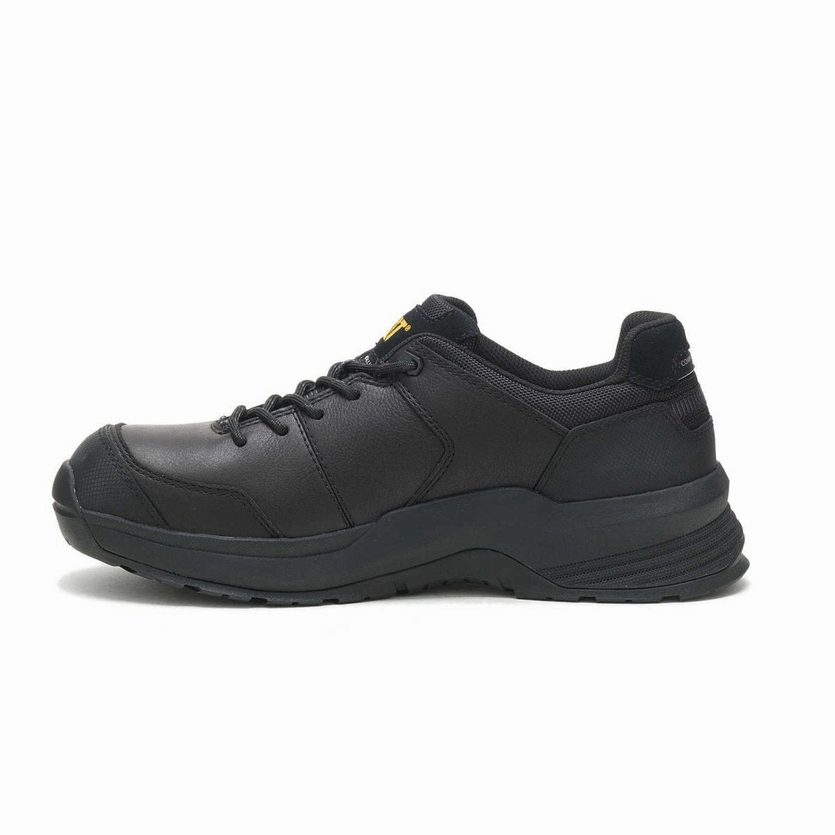 pack light Eco Material Cold Climate Caterpillar Streamline 2.0 Men's Leather Composite Toe Work Shoe (P91351) In Black