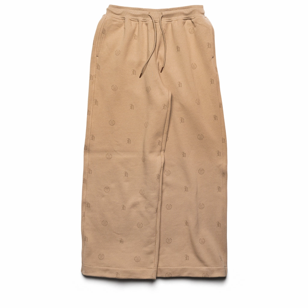 EcoFriendlyProduction Warm Fit Honor The Gift Crest Sweats - Tan