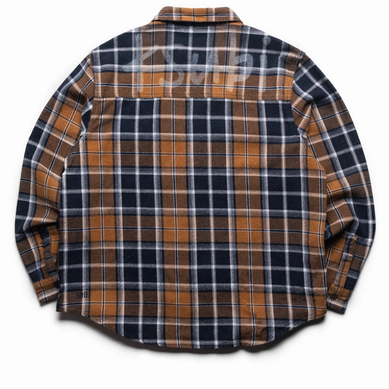 Ksubi Rosebowl 1999 L/S Shirt - Rusted Navy SnagResistant Weave