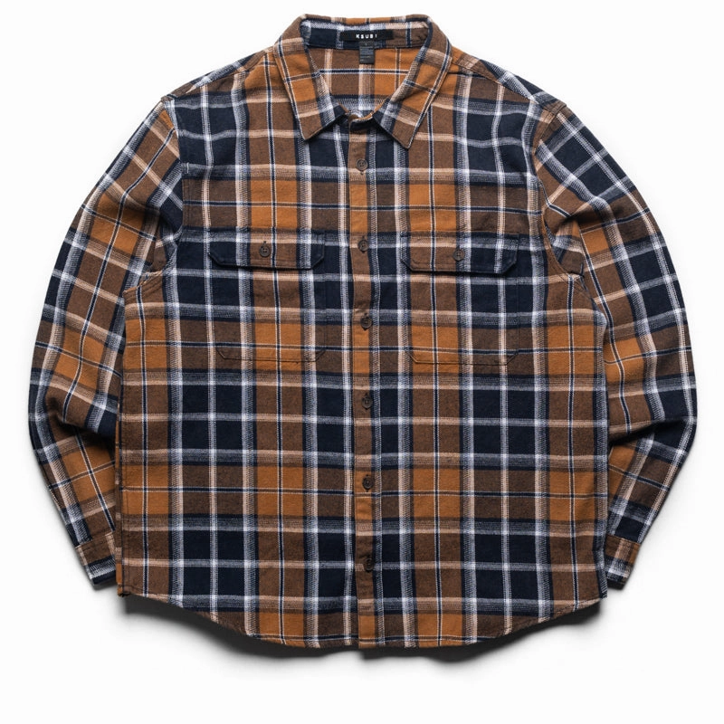 Eco Wear Ksubi Rosebowl 1999 L/S Shirt - Rusted Navy
