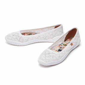 Practical Comfort Coffee Run White Lace Menorca III Women