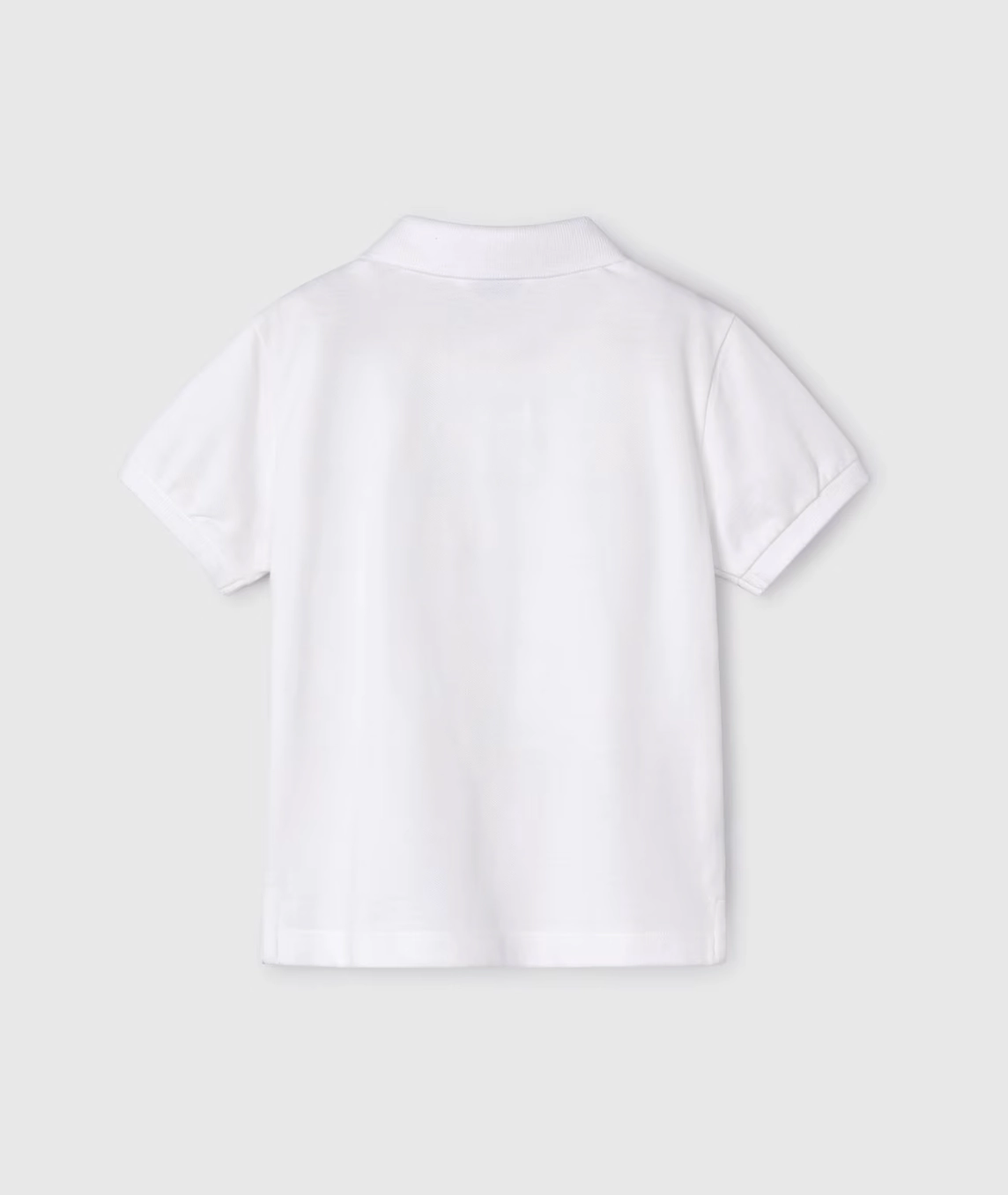 Star Fit White Polo Shirt