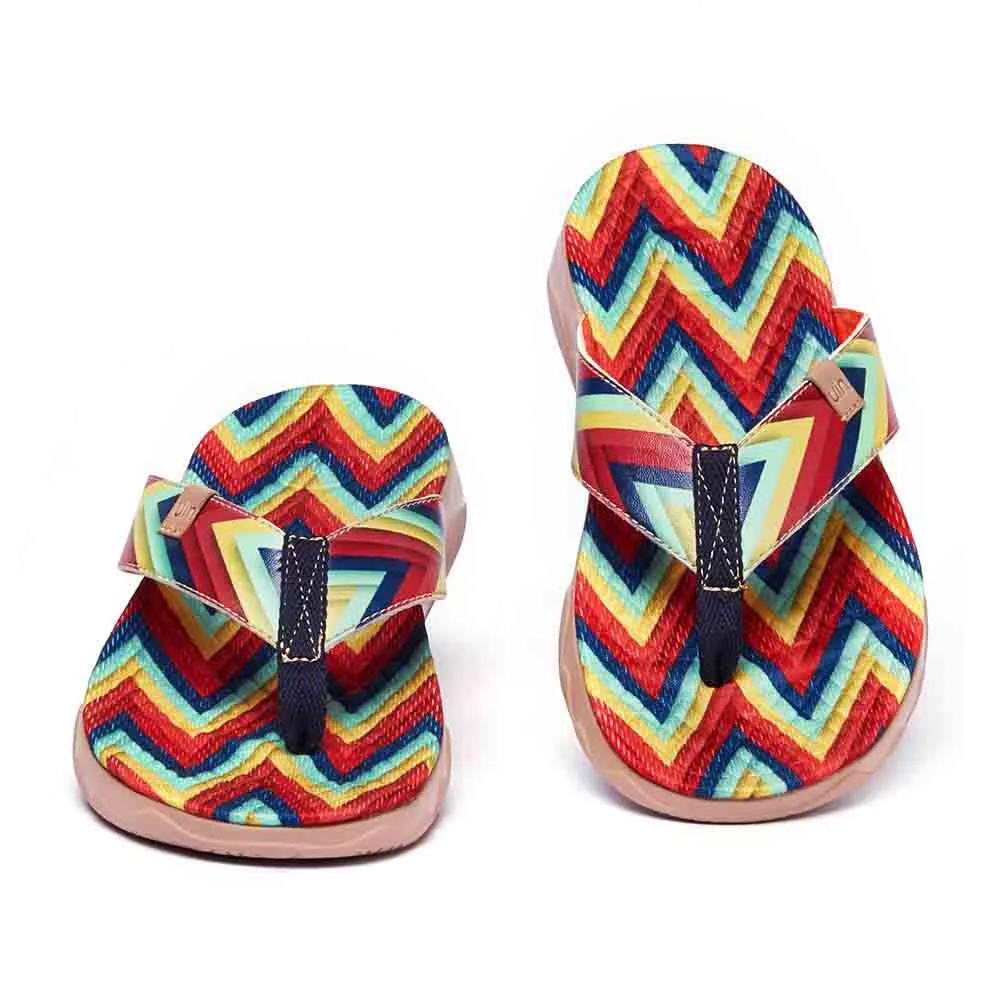 Easy Go Shock Diffusion Triangle Women Majorca Flip Flops