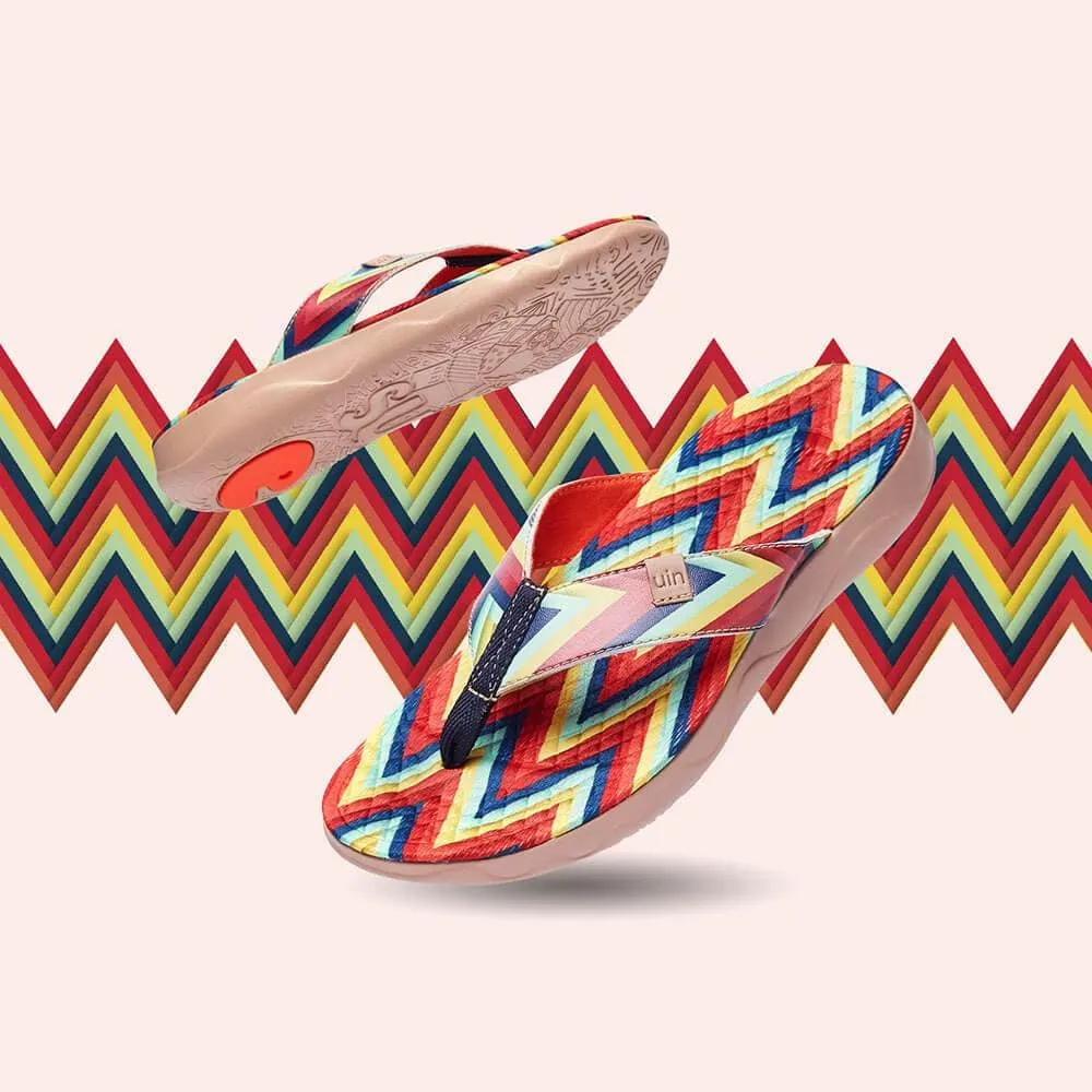 Sunny Day Triangle Women Majorca Flip Flops