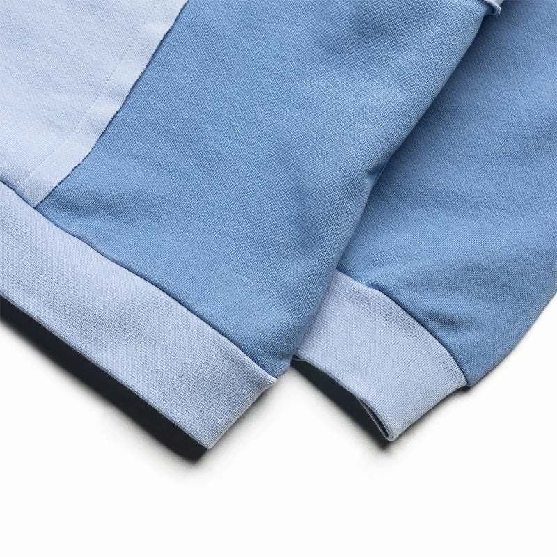 Flaneur Cut & Sew Hoodie - Blue Active Fit