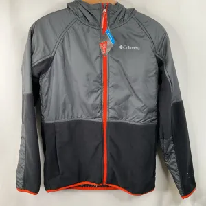 Snap Button Size 14-16: Columbia Grey Omni-Heat Zip-Up Coat - NEW W/Tag