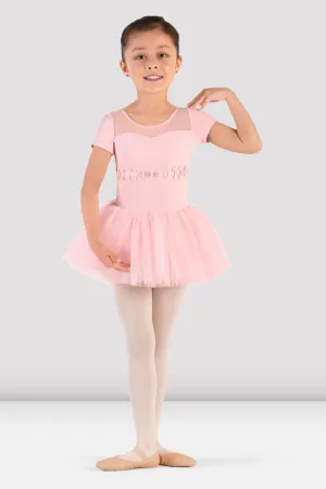 Girls Daliah Cap Sleeve Tutu Dress Hypoallergenic materials