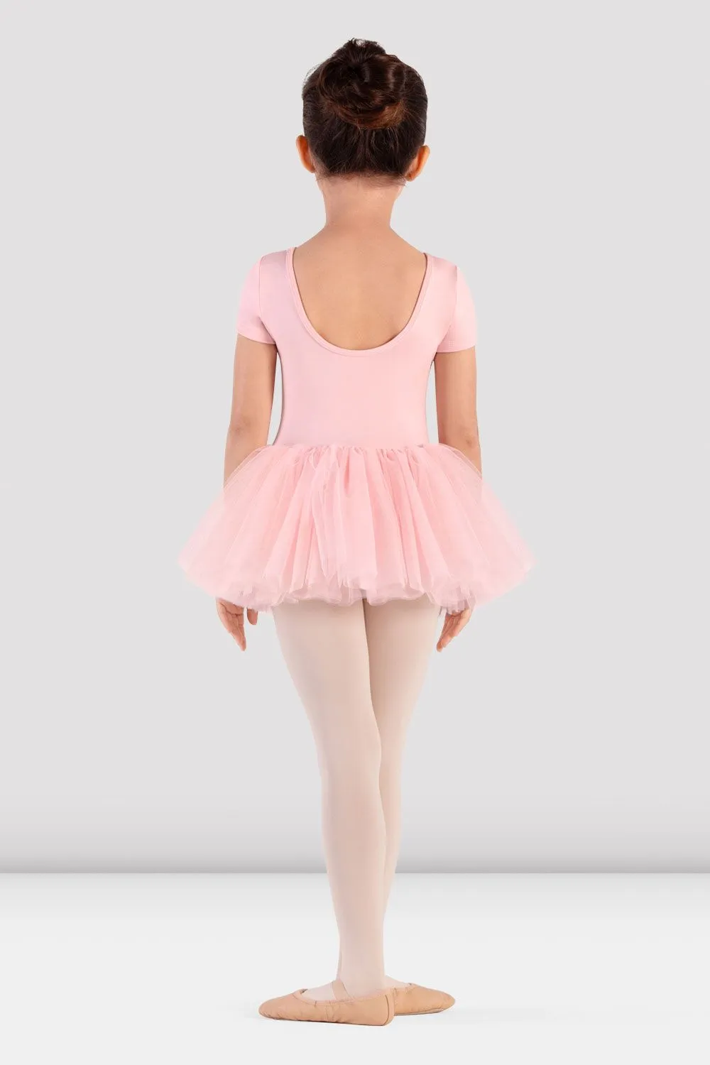 Compression Gradient Zones Girls Daliah Cap Sleeve Tutu Dress