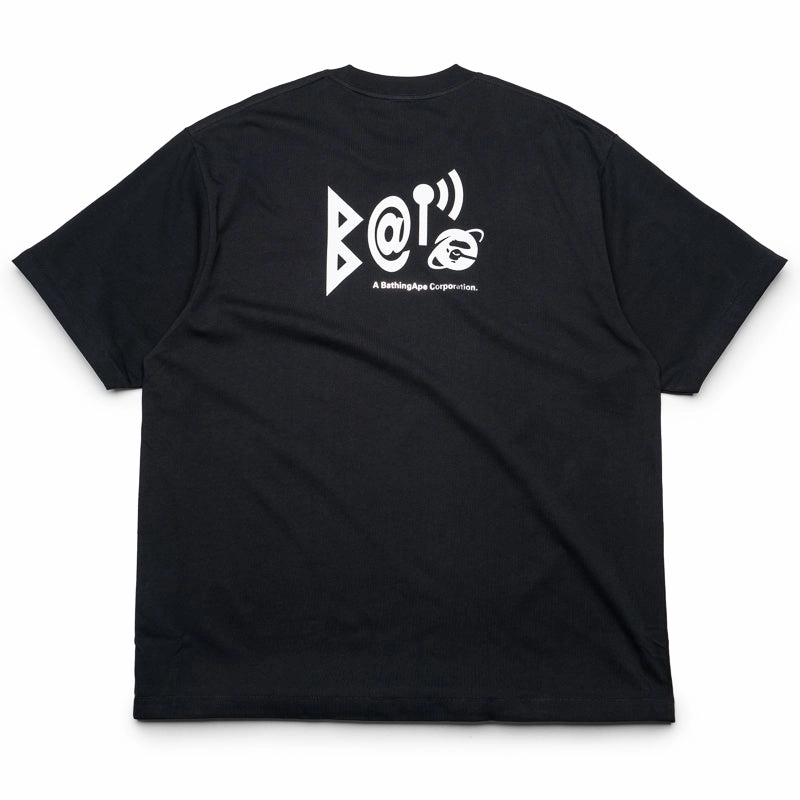 AbrasionResistant Fabric A Bathing Ape Symbol Logo Tee - Black