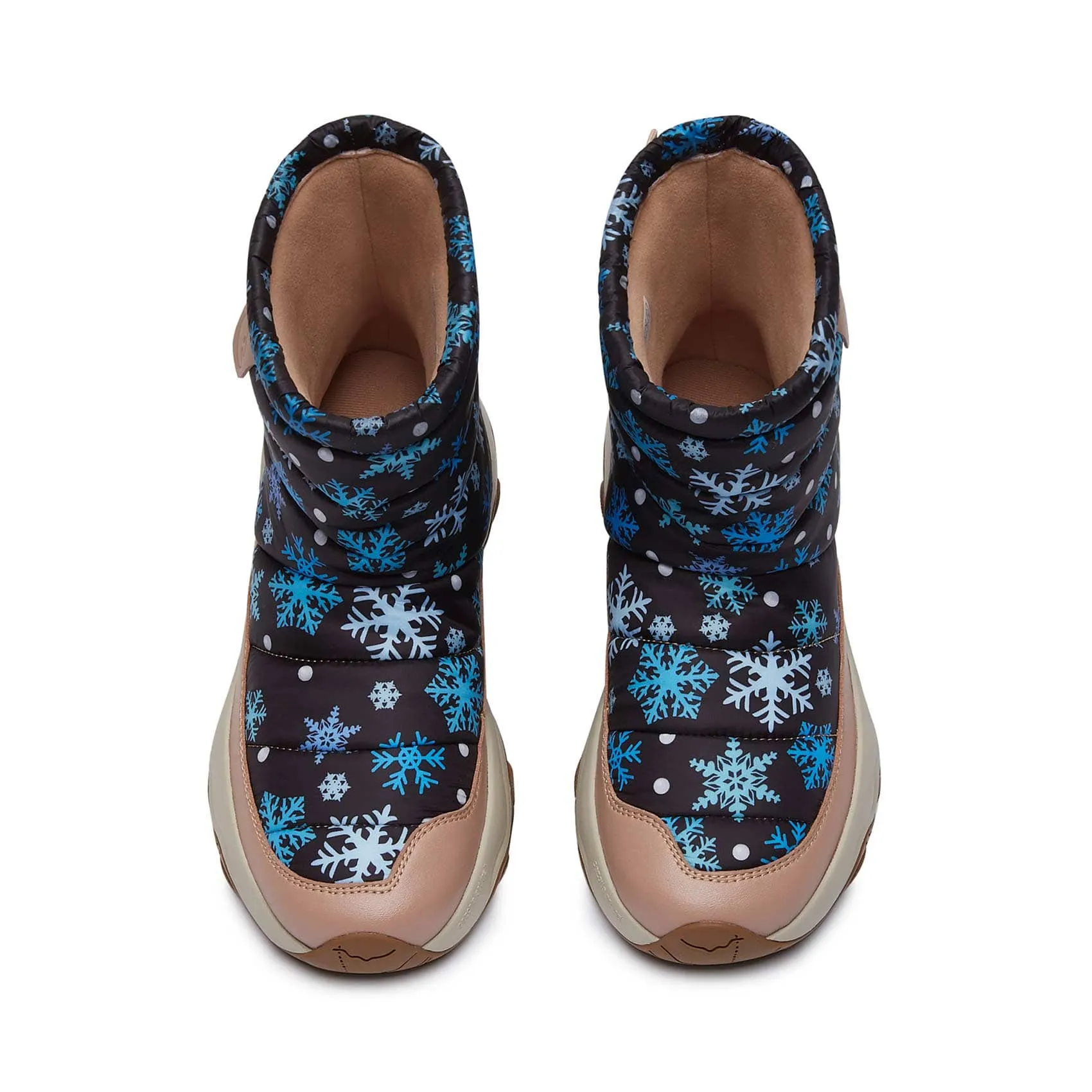 Cushioned Step Snowy Path Waterproof Morning Walk Winter Blue Cazorla IV Women