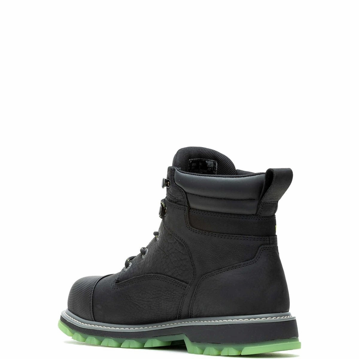 Reinforced Support Comfortable Walk Wolverine Floorhand Lx Cap Toe Men's Steel Toe 6" Work Boot (w231098) In Black
