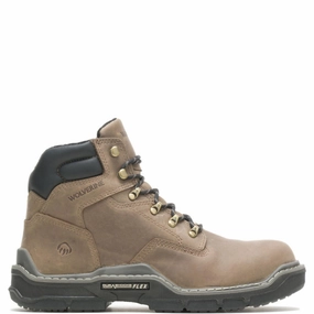 Low Profile All Day Wear Wolverine Men's Raider DuraShocks? 6" CarbonMAX? Boot in Grey (W211101)