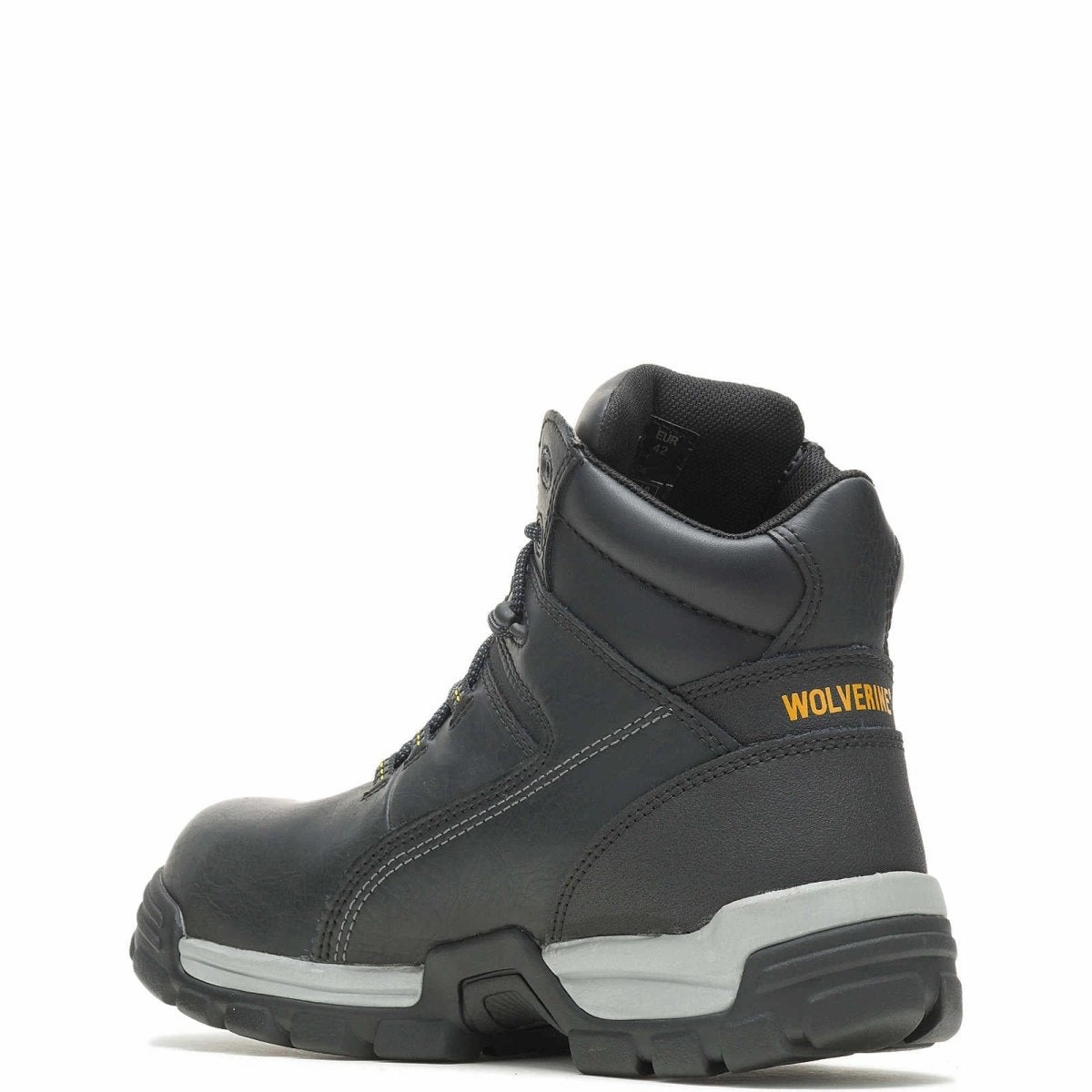 Wolverine Tarmac 6" Waterproof Reflective Composite-toe Men's Work Boot (w10304) In Black Resistant Sole