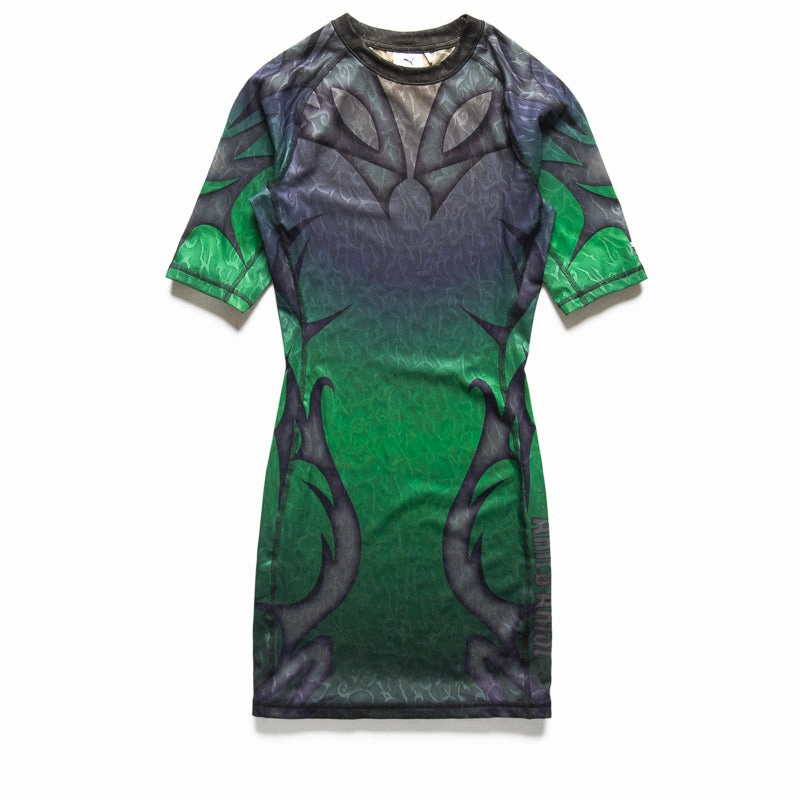 Casual Fit Sea Fit Women's Aries x Puma Dress - Fluro Green Pes