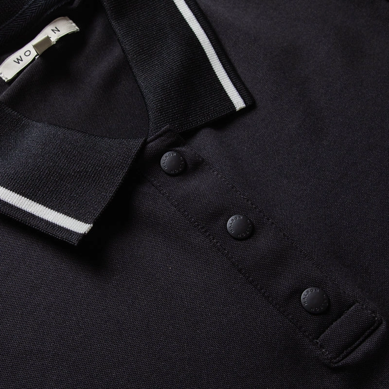 Women's Malbon Golf Paloma Polo - Black Training Fit