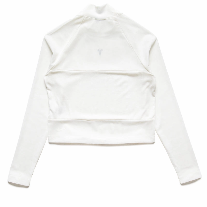 Smart Look Rain Proof Women's Nike Kobe Long-Sleeve Cropped Top - Sail/Black