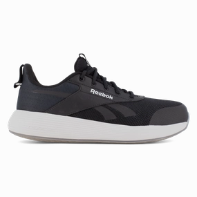 Reebok Work DMXair Comfort Work RB358 Women's Athletic Work Shoe in Black and White Safety Fit Shoes