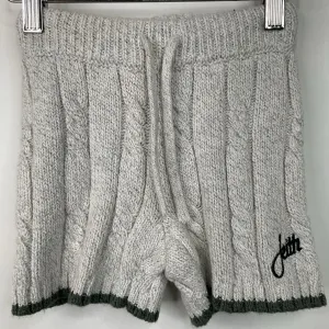 Upcycled Resort wear for kids Size 2: Kith White/Green Knitted Shorts- NEW W/Tag (retails $70 )