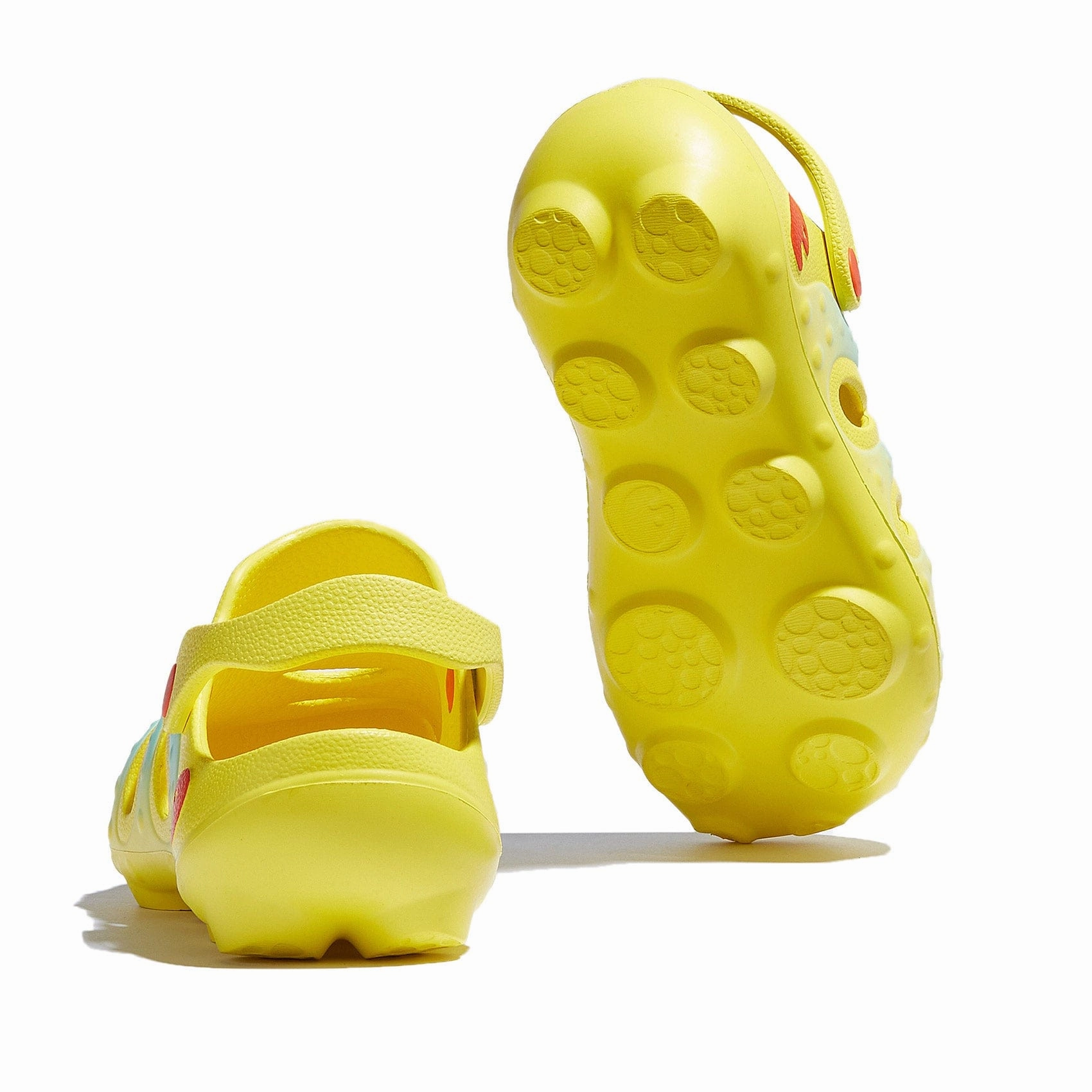 Yellow & Glass Blue Octopus I Women Trendy Footwear for Men Wander Wear