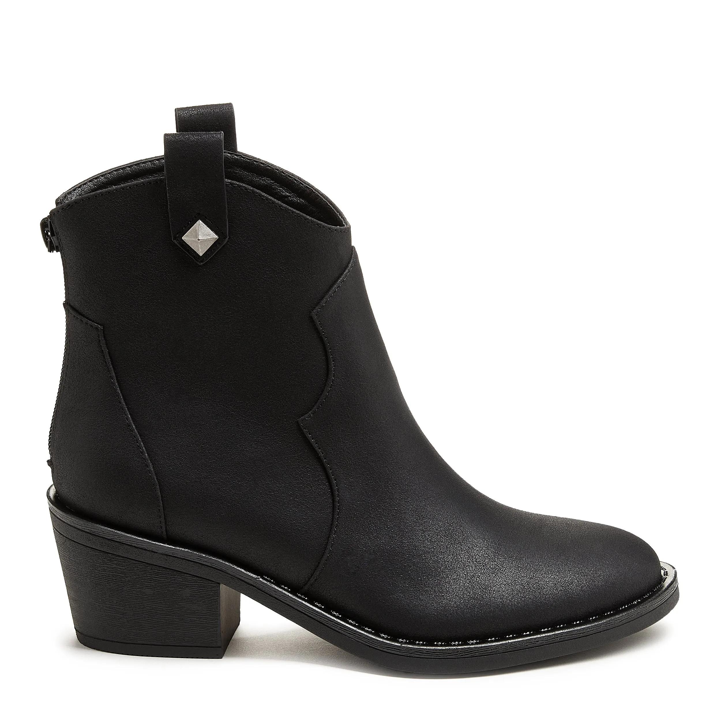 High Traction Snow Trekker Yolanda Black Western Bootie