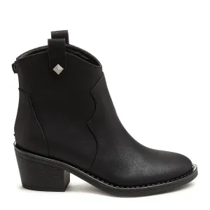 Pull-on style Smart Look Yolanda Black Western Bootie