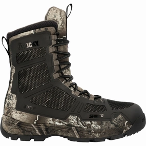 Rocky Quickfire 9?? 200G Insulated Outdoor Men's Soft Toe Boot Rks0653 In Mossy Oak Seamless Comfort All Day Worker